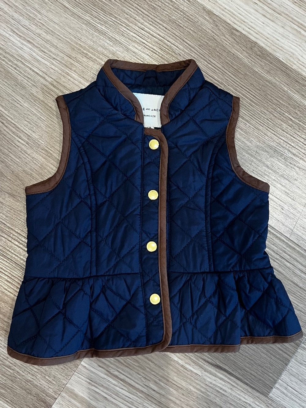Brand New Janie and Jack Vest - Girls Size 12/18M